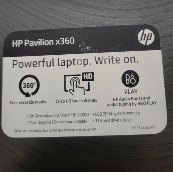 HP Pavilion x360 Convertible Laptop i5 7th Gen – Touchscreen  2-in-1 - Picture 8 of 16